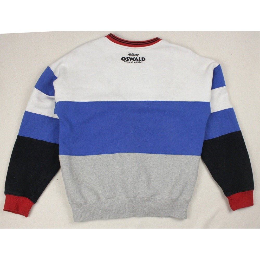 Disney 100 Oswald The Lucky Rabbit Sweatshirt Adult Small Colorblock Pullover - Picture 2 of 10